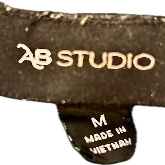 Med Green Tank with sheer Overlay- AB Studio - Picture 2 of 2